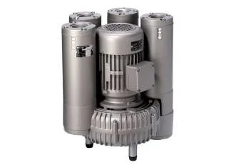 Becker SV 8 series pump impeller designed for dual pressure and vacuum operations.